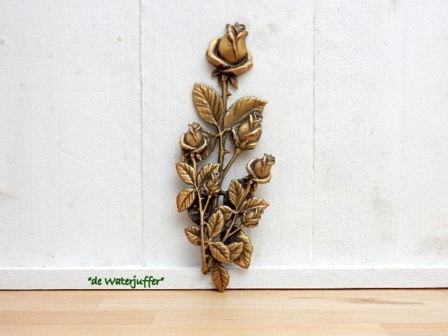 012* Bronzen rozen. (Boven €75 Geen verzendkosten), Ophalen of Verzenden, Nieuw, Overige materialen, Overige typen