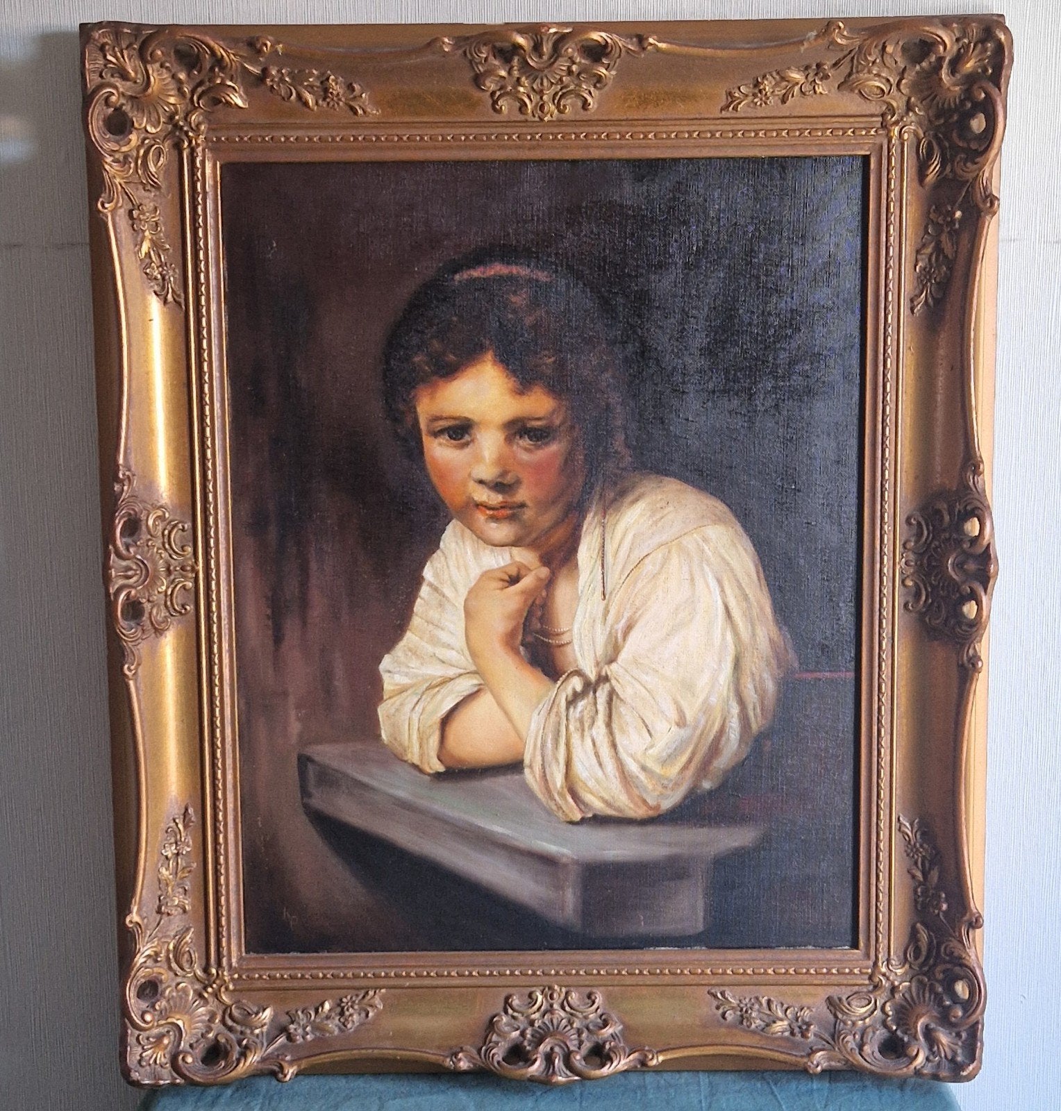 Schilderij, Antiek en Kunst, Kunst | Schilderijen | Klassiek, Ophalen of Verzenden