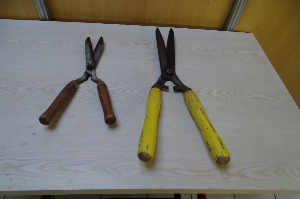 2 stuks hand heggenscharen, Ophalen of Verzenden, Gebruikt, Handmatig, Wolf-Garten