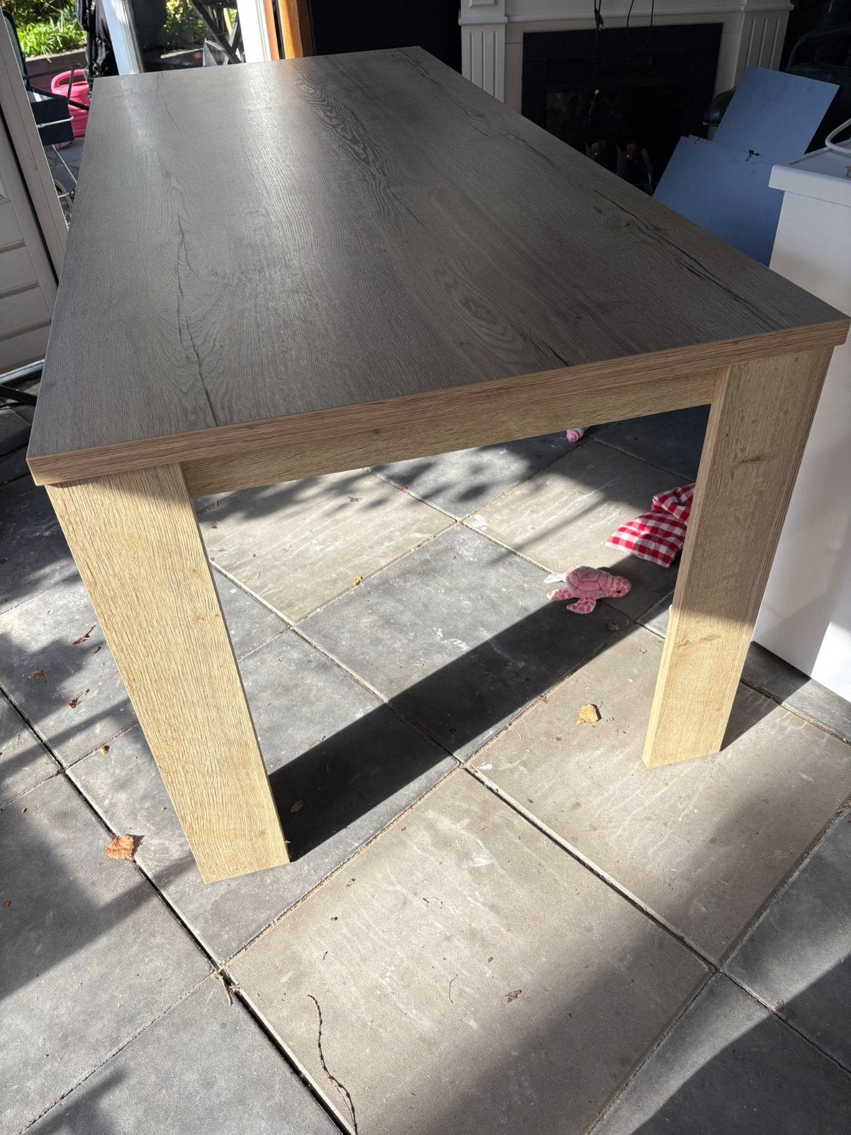 Eettafel 90x199 cm - Modern design, Ophalen, Vijf personen of meer, Rechthoekig, Eikenhout