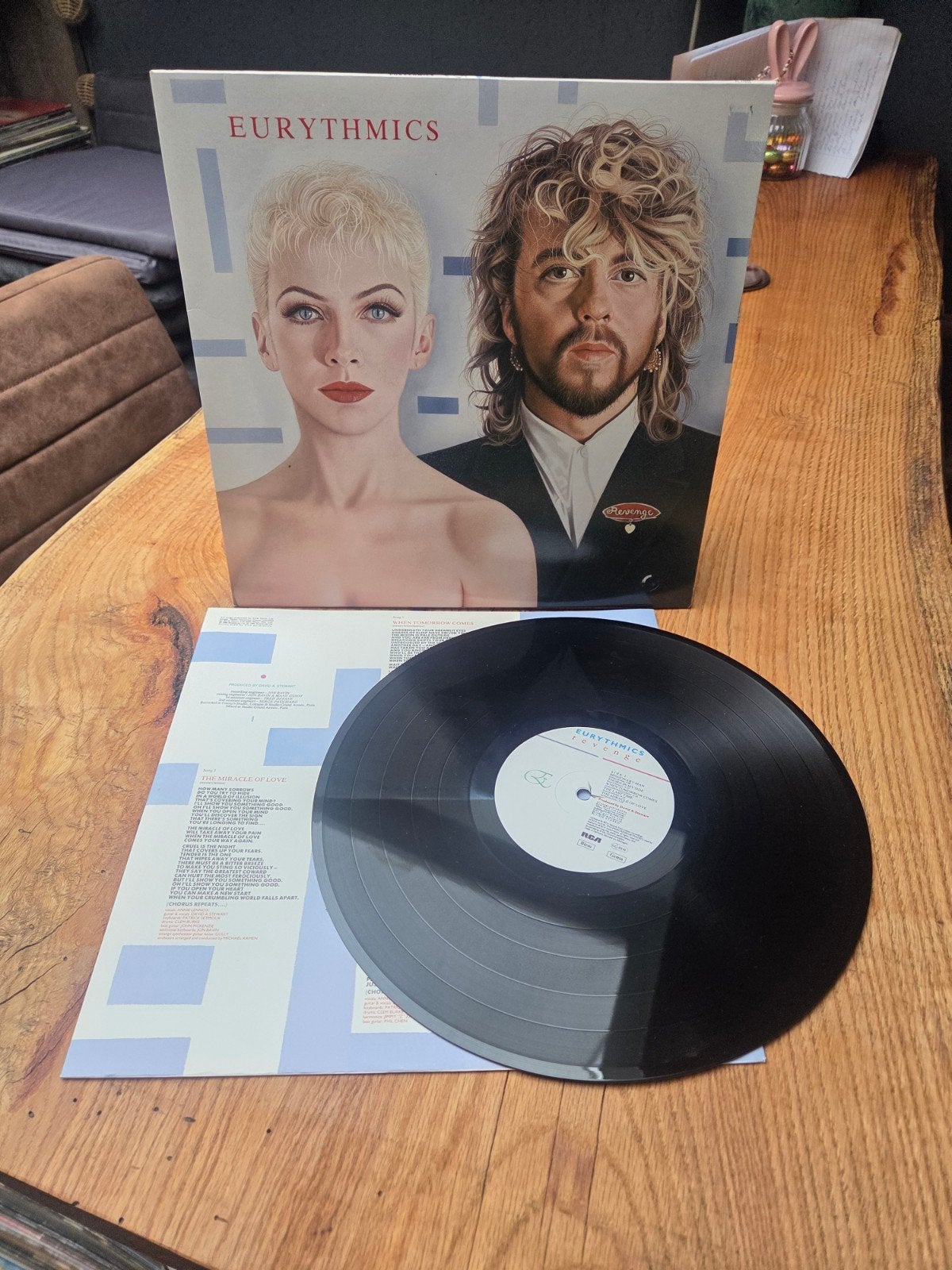 Eurythmics - The Miracle of Love (LP), LP, Gebruikt, Pop, Ophalen of Verzenden