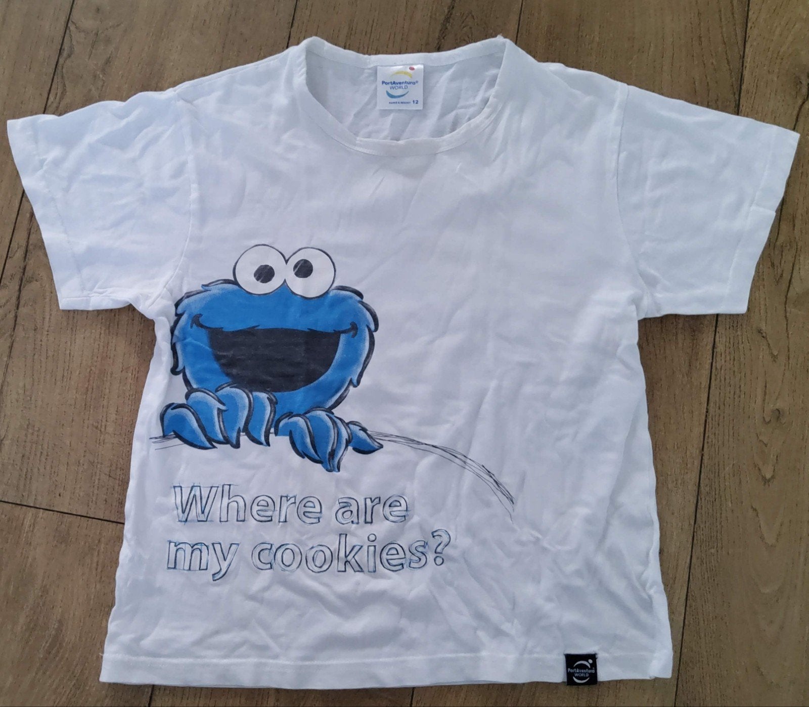 PortAventura Koekiemonster T-SHIRT, maat 152, PortAventura World, Gebruikt, Jongen of Meisje, Ophalen of Verzenden
