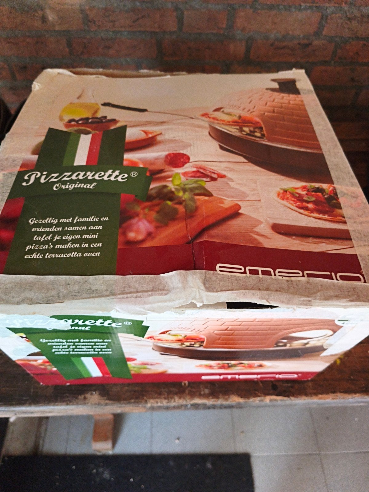 Emerio Pizzarette Original - Mini Pizza Oven, Pizzaoven, Ophalen of Verzenden, Vrijstaand, Gebruikt