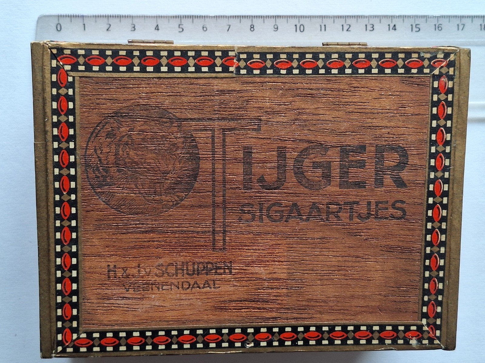 Sigarendoosje Tijger, Ophalen of Verzenden, Asbak