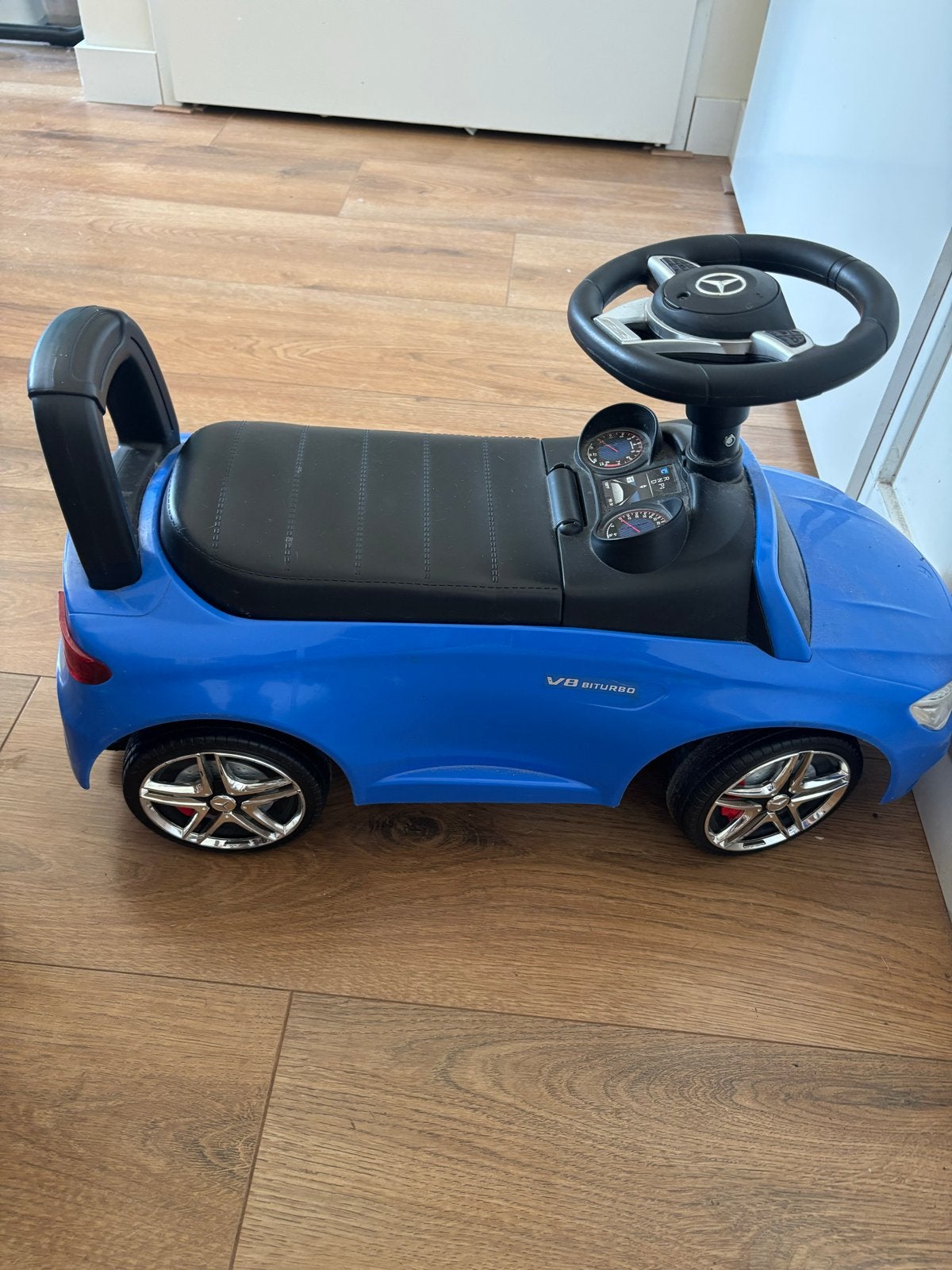 Blauwe Mercedes-Benz Loopauto voor Kinderen, Ophalen, Zo goed als nieuw, Loopvoertuig