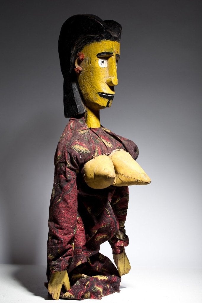 260523 Afrikaans Bozo puppet marionet - Mali, Ophalen of Verzenden