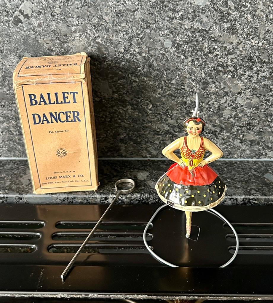 1930- Marx - Blikken Ballet Dancer - met originele doos., Antiek en Kunst, Antiek | Speelgoed, Ophalen of Verzenden