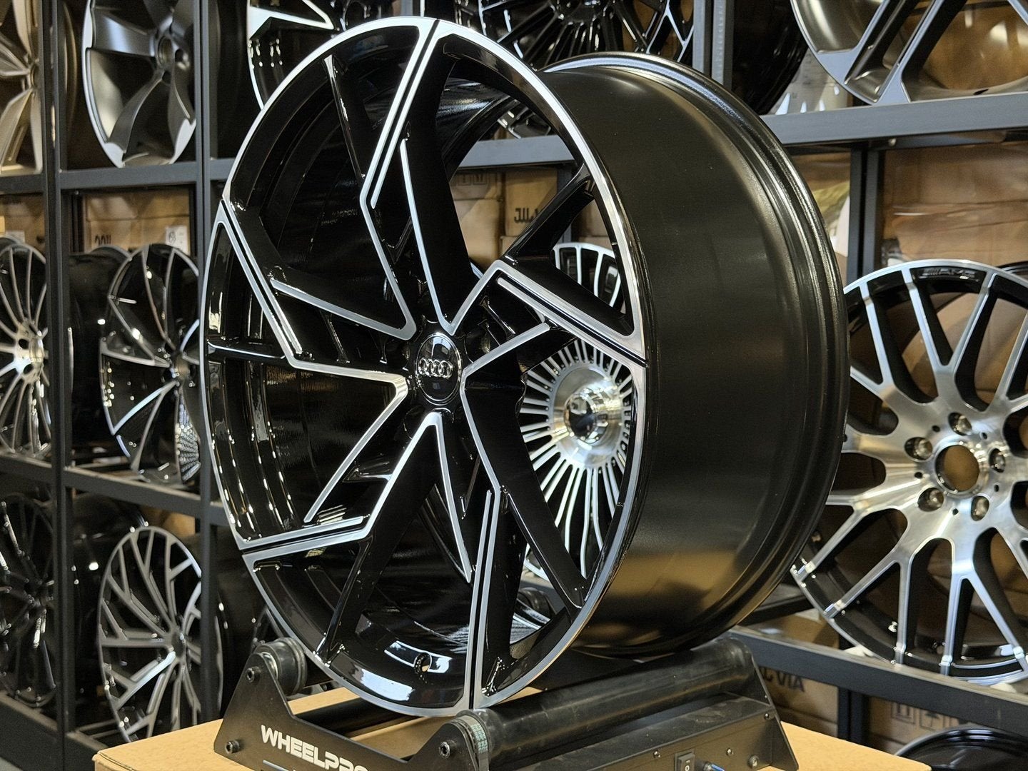 21 inch Audi ABT velgen A4 A5 A6 A7 A8 Q3 Q5 Q7 8 RS4 RS5, Auto-onderdelen, Banden en Velgen, Velg(en), -, -, Nieuw