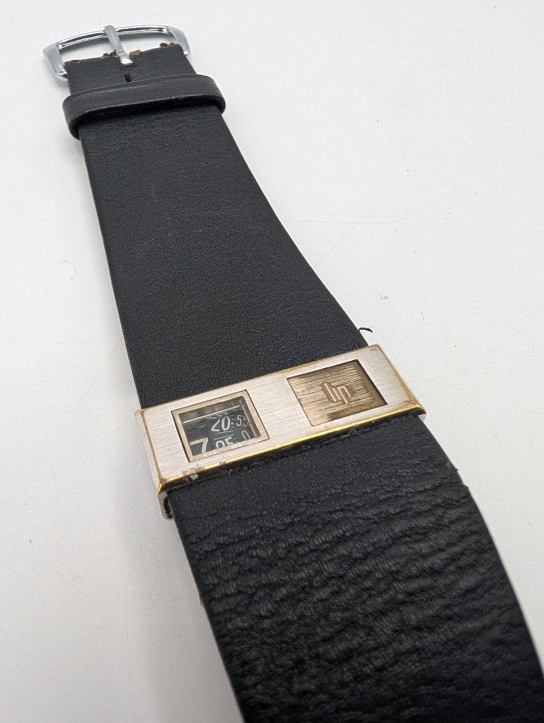 Vintage Lip Automatic 'Jump Hour' Horloge, Overige merken, Staal, Polshorloge, 1960 of later