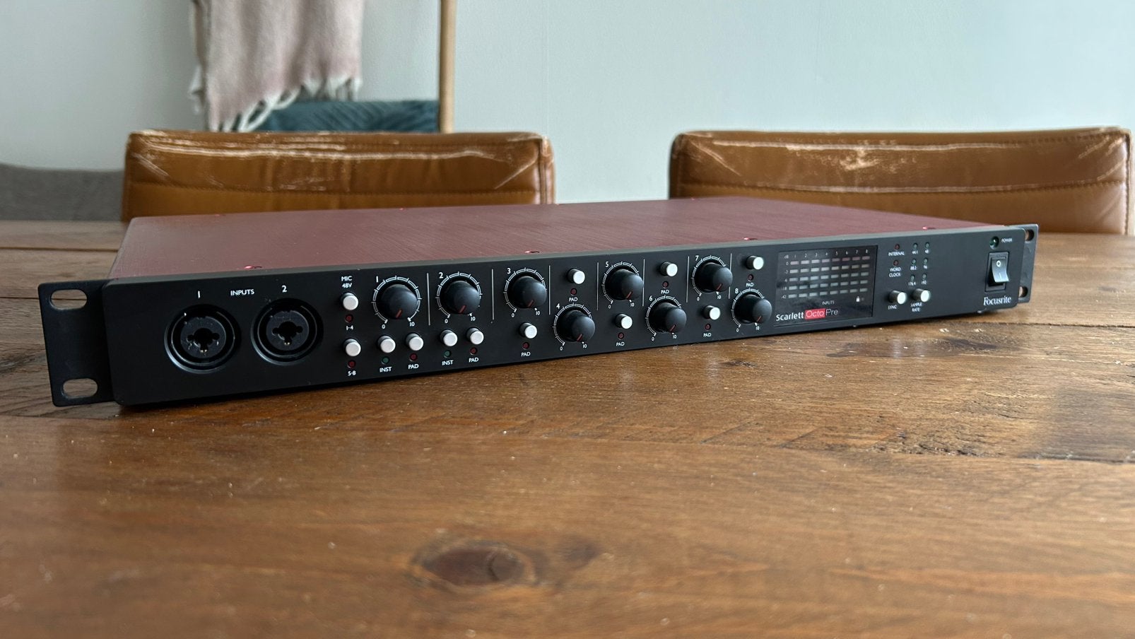 Focusrite Scarlett OctoPre, Ophalen