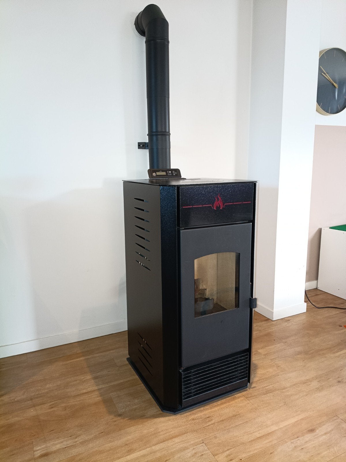 JustFire Pelletkachel - 14kW - Zo goed als nieuw, Ophalen, Overige brandstoffen, Zo goed als nieuw, Pelletkachel