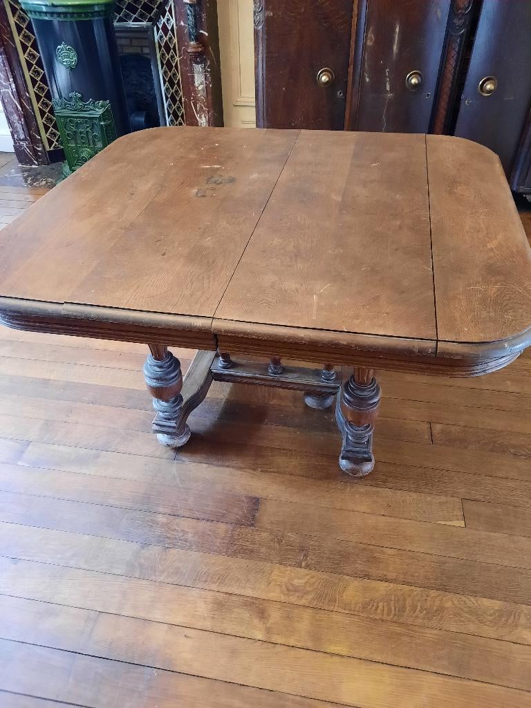 houten tafel vierkant, Ophalen, Gebruikt, 50 tot 100 cm, Vierkant