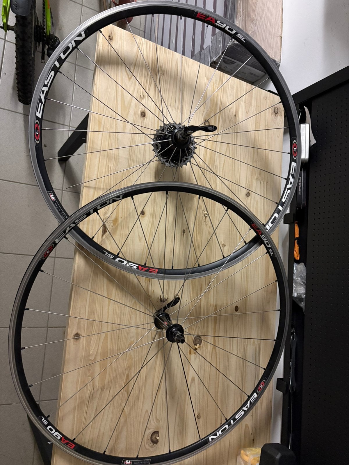 Easton 90 SL wielset velgrem met Campagnolo cassette, Ophalen, Zo goed als nieuw