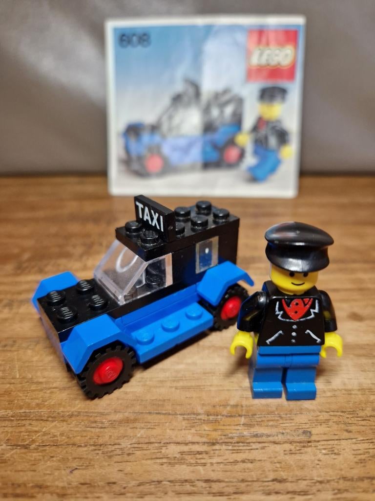 Lego 608 - Taxi, Compleet, Gebruikt, Lego, Ophalen of Verzenden