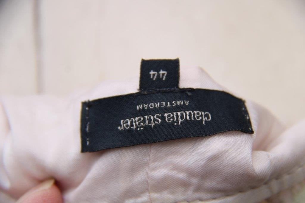 Jurk beige/ roze Claudia Strater mt 44 Vaste prijs, Beige, Maat 42/44 (L), Ophalen of Verzenden, Zo goed als nieuw