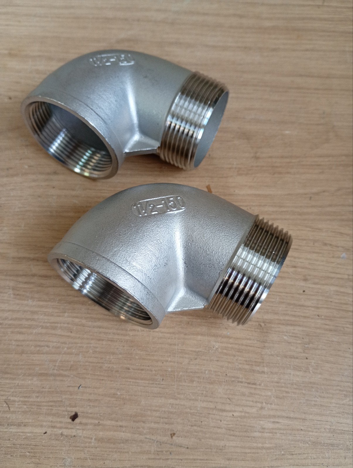 RVS 316 1/2" Bochten (Knie 90)binnen x buitendraad, Ophalen of Verzenden, Nieuw