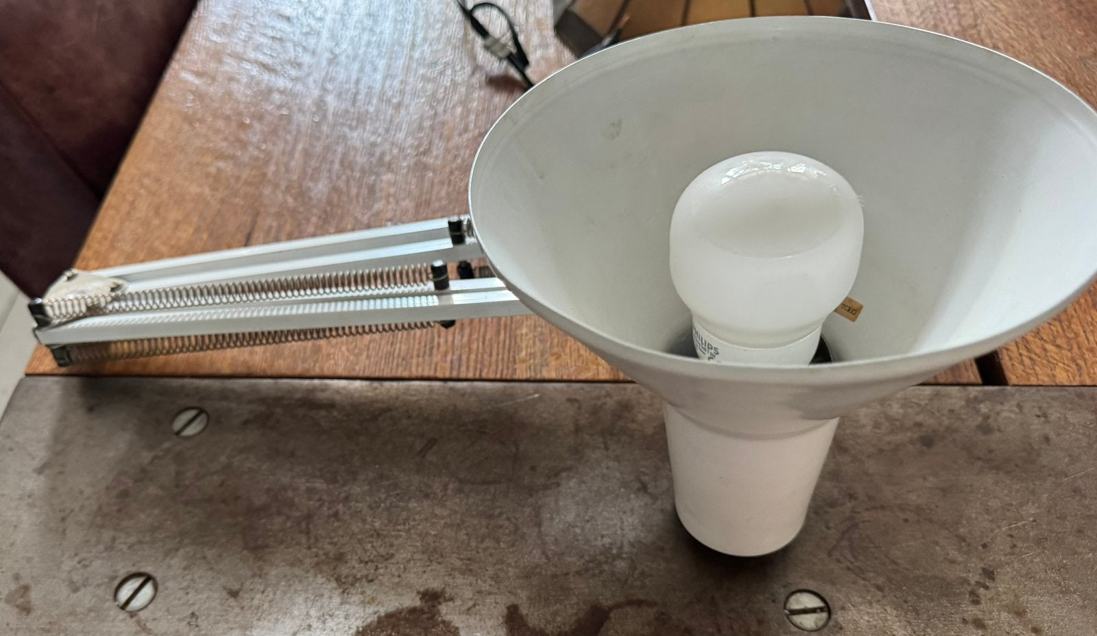Vintage Hema architecten klem lamp, Ophalen, Gebruikt
