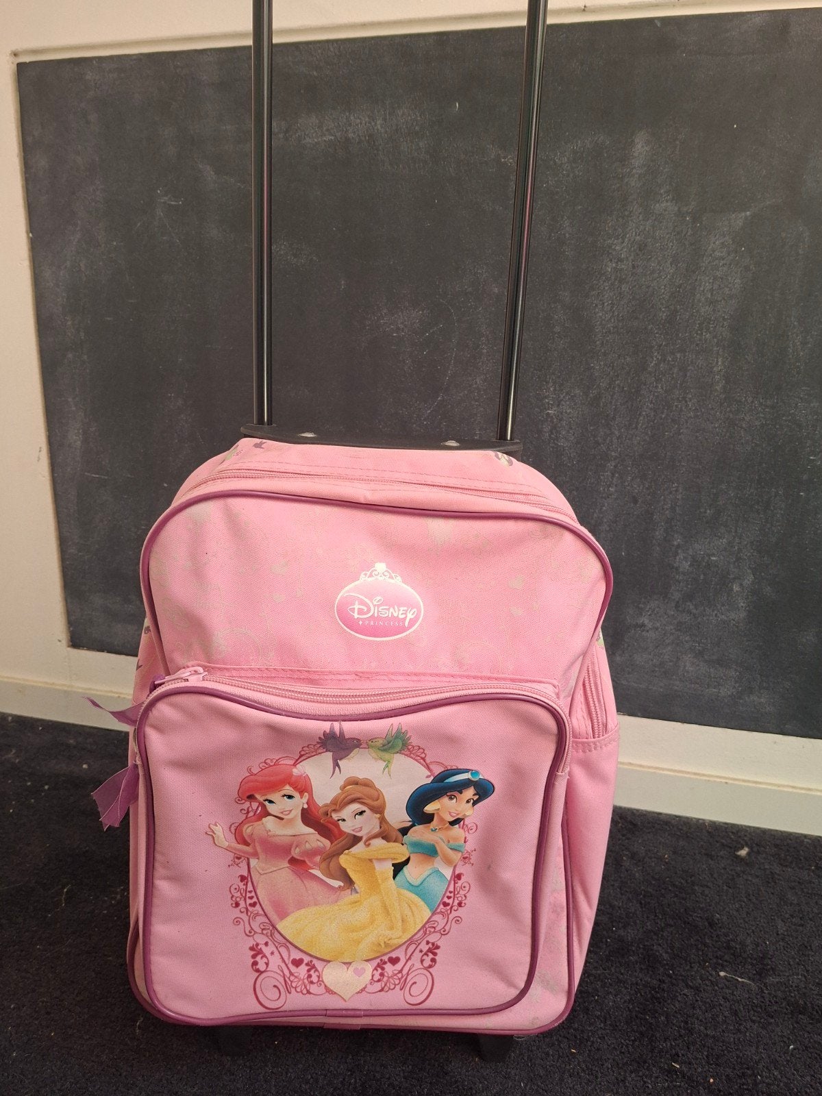 Disney Prinsessen Rolkoffer - Roze Kinderkoffer, Gebruikt, Disney of Dora, Minder dan 25 cm, Ophalen