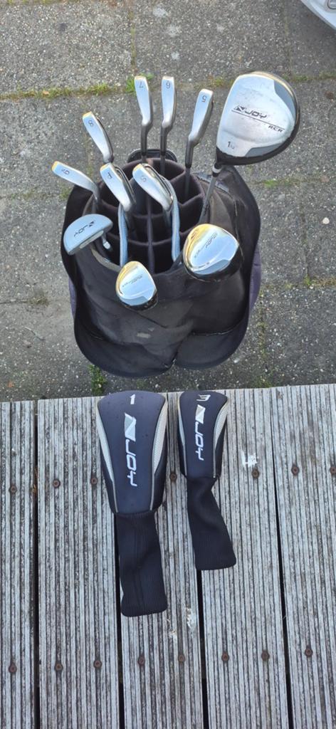 Te koop golfset dames LINKSHANDIG., Ophalen, Gebruikt, Set