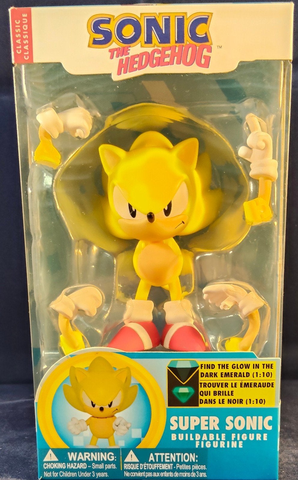 Sonic The Hedgehog Super Sonic Buildable Figurine (m2456622698 ...