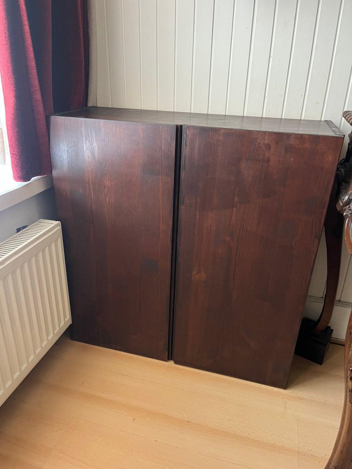 3x Donkerbruin gebeitste Ivar kasten, Ophalen, Zo goed als nieuw, 25 tot 50 cm, 50 tot 100 cm