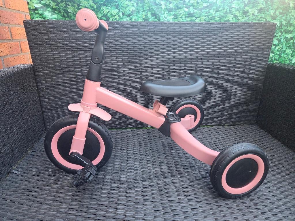 Topmark - Driewieler 4-in-1 Kaya - Roze, Ophalen of Verzenden, Zo goed als nieuw, Topmark, Verstelbare zitting