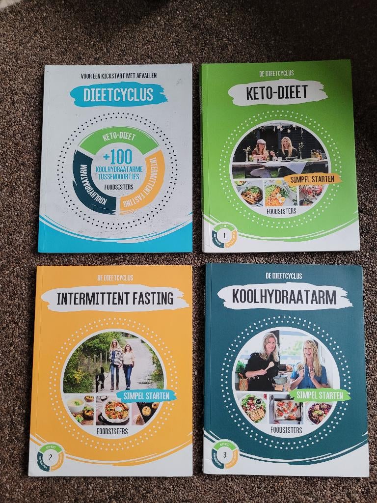 Foodsisters -  De Dieetcyclus (4-delig), Dieet en Voeding, Foodsisters, Nieuw, Ophalen of Verzenden