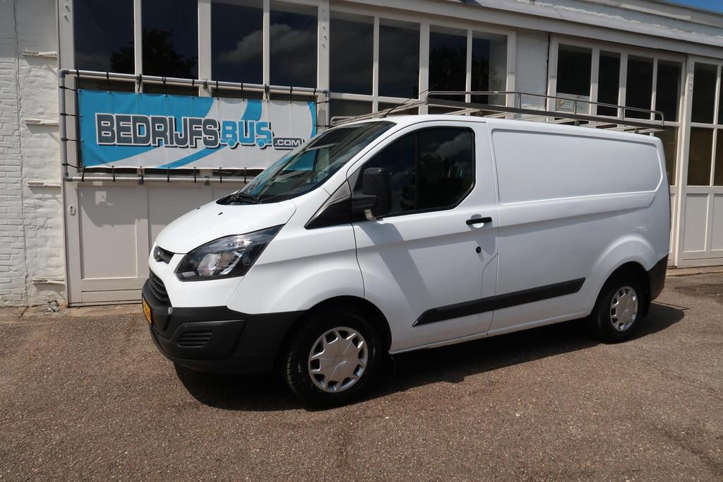 Ford Transit Custom 2.2 TDCI L1H1 | AIRCO | BIJRIJDERSBANK |, Euro 5, 101 pk, Gebruikt, Wit