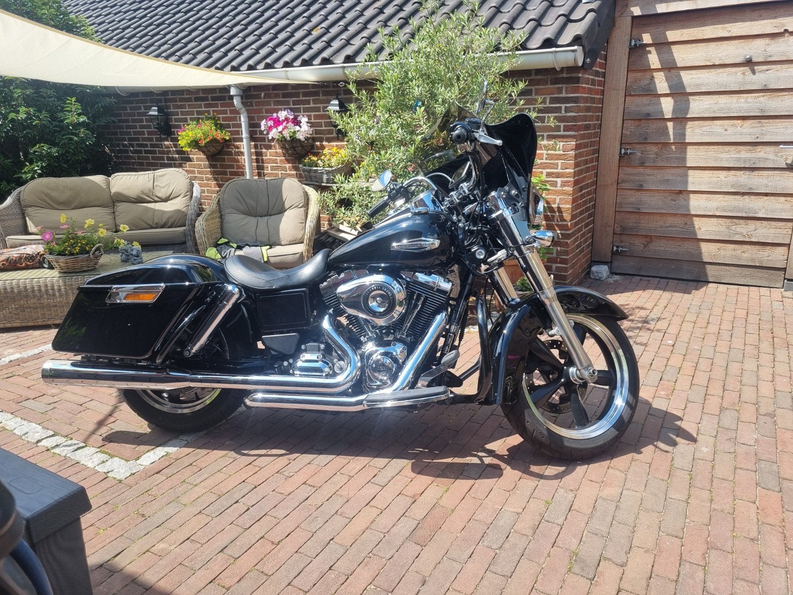 Harley Davidson zadel - Zwart, comfortabel, Ophalen of Verzenden, Gebruikt