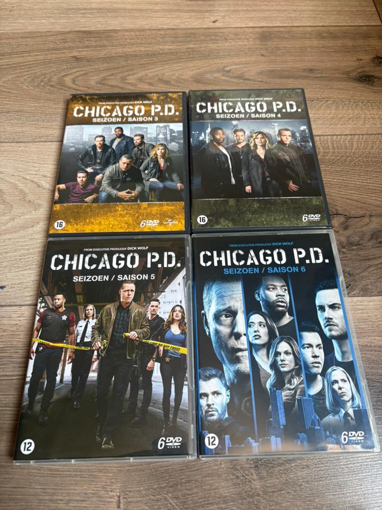 Chicago PD seizoen 3,4,5 en 6 nederlandse uitgaven, Vanaf 12 jaar, Ophalen of Verzenden, Zo goed als nieuw, Actie en Avontuur