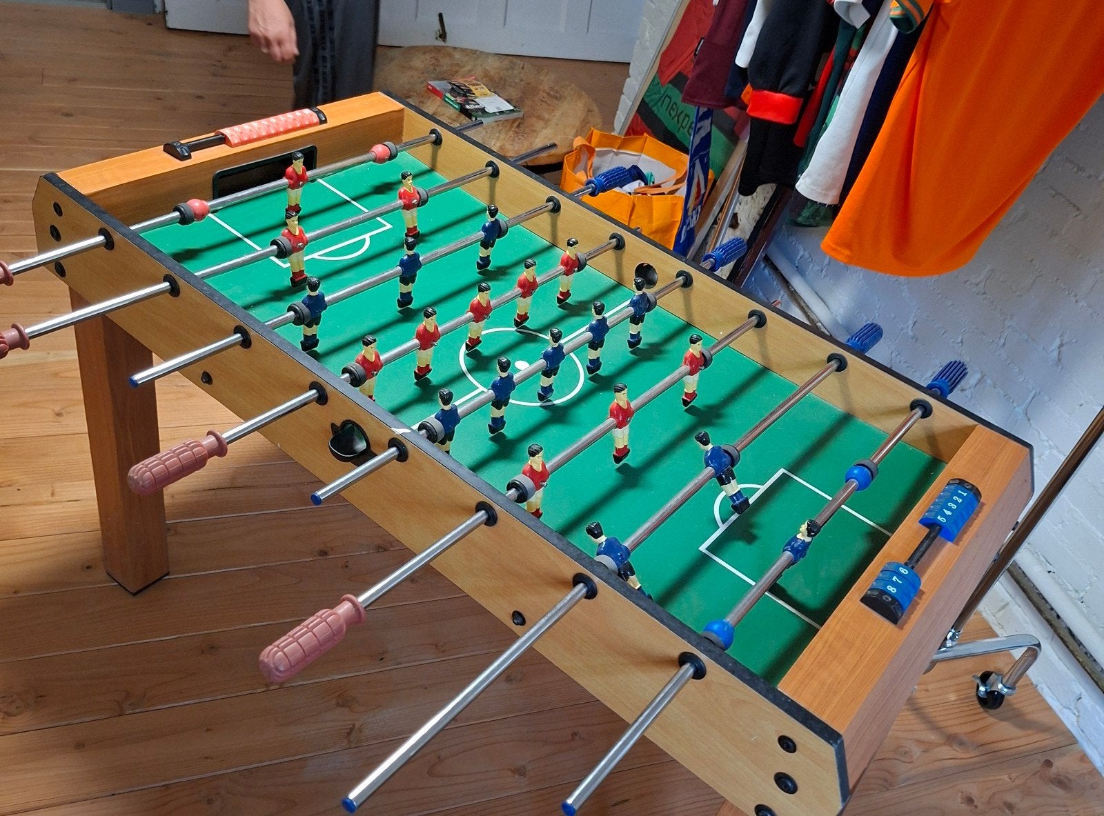 voetbaltafel, Ophalen, Gebruikt