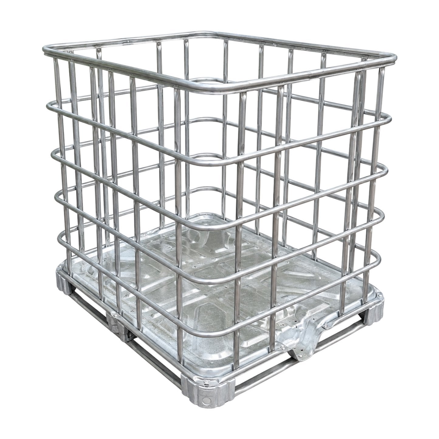 IBC krat met stalen bodem - Ideaal voor opslag, Ophalen, Gebruikt, 100 cm of meer, 60 cm of meer