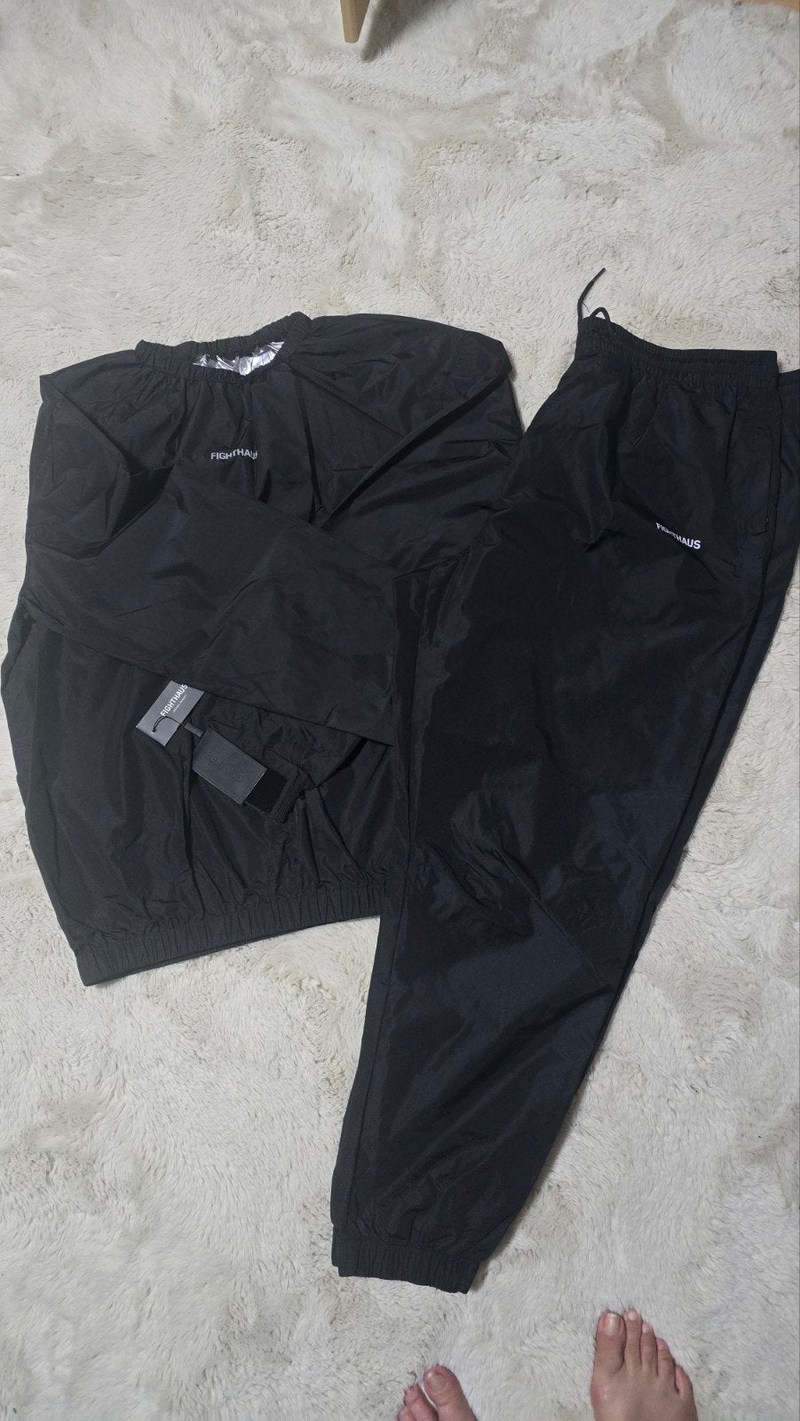 FIGHTHAUS Trainingspak Zwart - Nieuw met labels, Kleding | Heren, FIGHTHAUS, Fitness, Maat 48/50 (M), Zwart