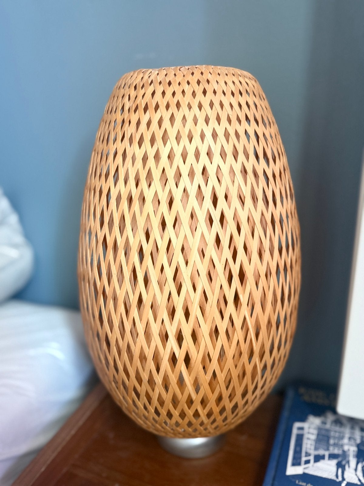 Mooie Rotan Bamboe Lamp los of als set van 2, Ophalen, Zo goed als nieuw, IKEA