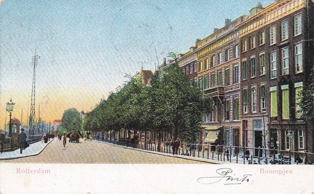 702-180-031 Rotterdam Boompjes, Verzenden, Voor 1920, Zuid-Holland