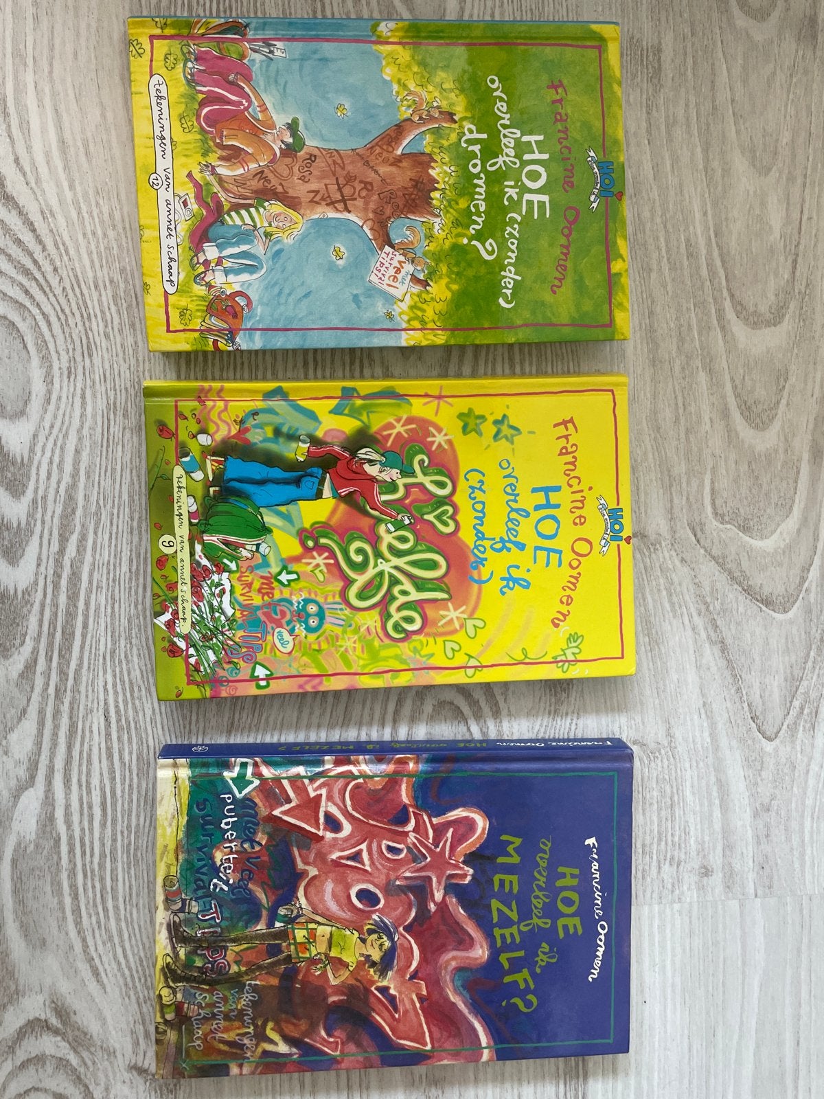 Francine Oomen - Hoe overleef ik... boeken (3 stuks), Ophalen of Verzenden, Gelezen, Fictie