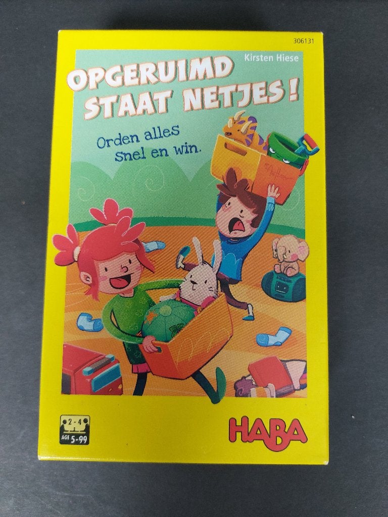 HABA spelletje: opgeruimd staat netjes, Ophalen of Verzenden, Gebruikt, HABA