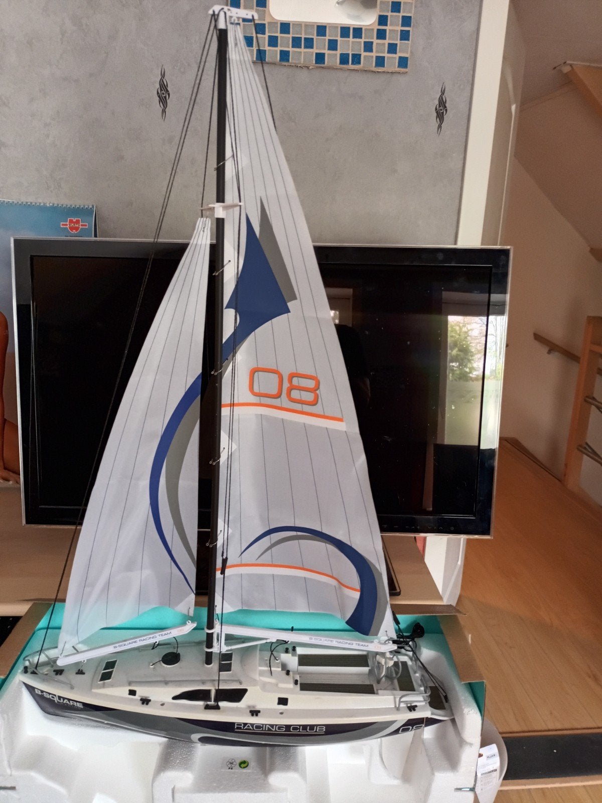 Zeilboot op afstandsbesturing., Ophalen of Verzenden, Nieuw