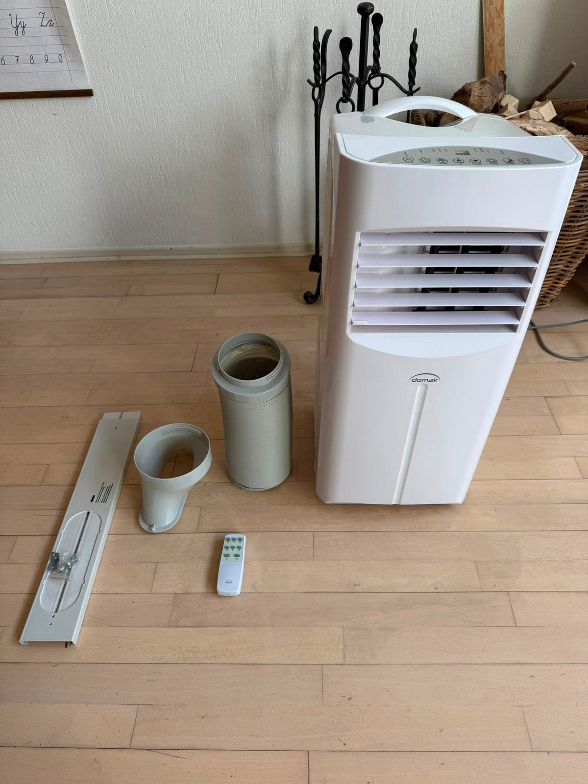 Mobiele airco Domair, Witgoed en Apparatuur, Ophalen, Minder dan 60 m³, 3 snelheden of meer, Zo goed als nieuw