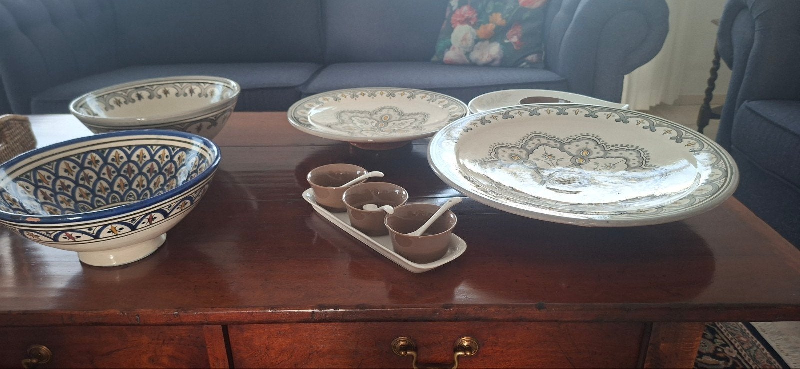 Mooi oil&vinegar servies en schalen, Huis en Inrichting, Aziatisch, Overige merken, Keramiek, Ophalen of Verzenden