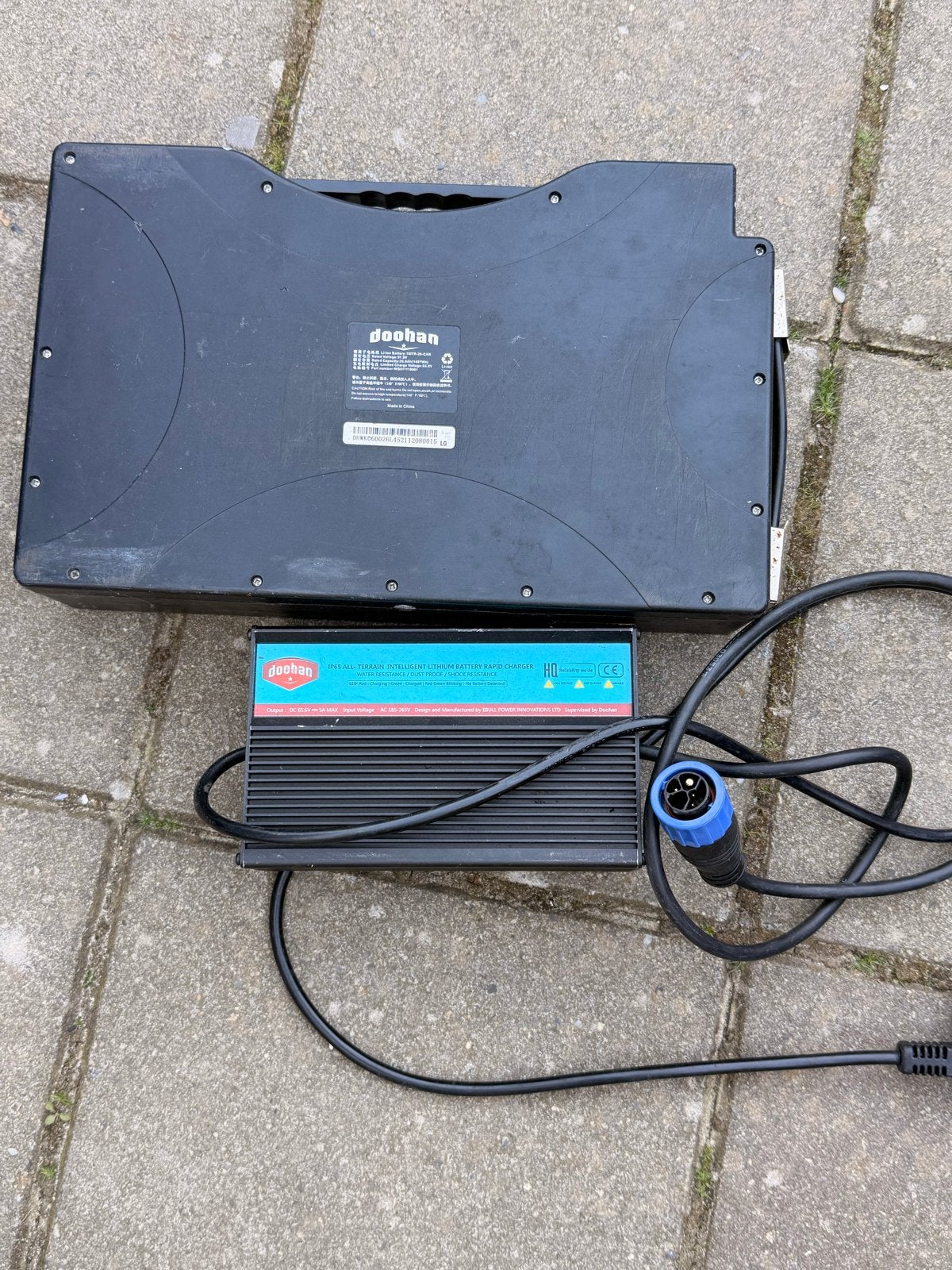 Doohan elektrische scooter accu en oplader, Ophalen, Gebruikt