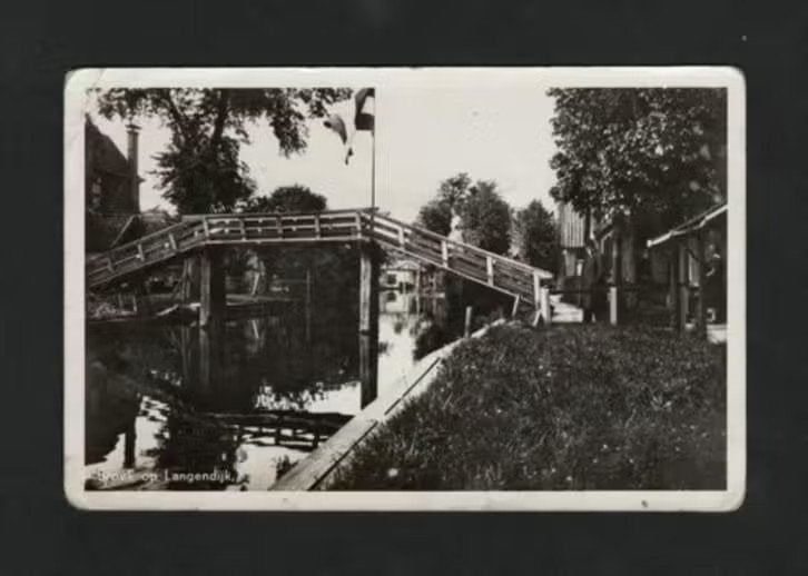 Broek op Langendijk 1943., Ophalen of Verzenden, 1940 tot 1960, Gelopen, Noord-Holland