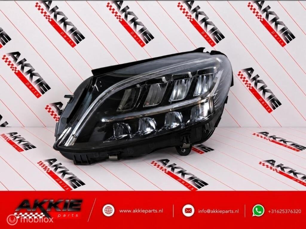 MERCEDES C klasse koplamp links performance facelift W205, Gebruikt, Mercedes-Benz, Ophalen of Verzenden