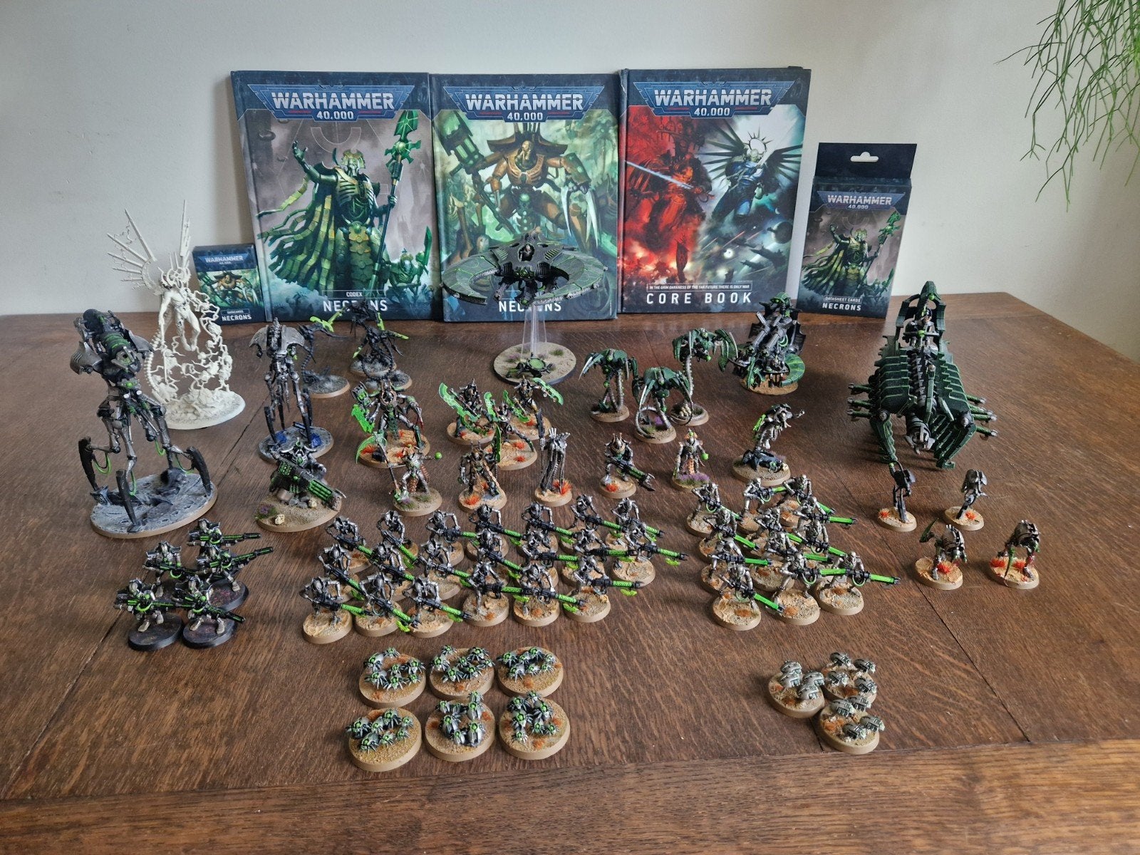 Warhammer 40K Necron Leger - deels Geverfd, Gebruikt, Figuurtje(s), Ophalen of Verzenden, Warhammer 40000