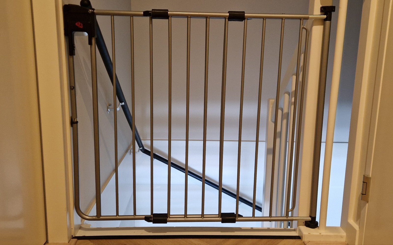 A3 SafetyDoor metalen traphek 2 stuks, Ophalen, Zo goed als nieuw, 115 cm of meer, Metaal of IJzer