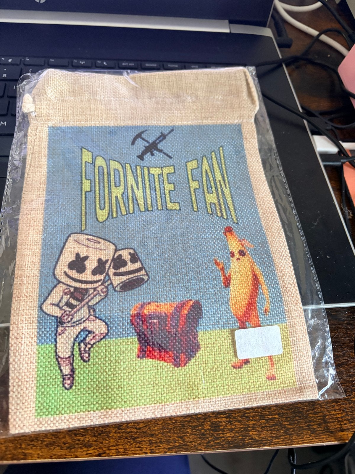 Fortnite Jute Zakje - Handgemaakt Nieuw, Ophalen of Verzenden, Nieuw, Jongen of Meisje