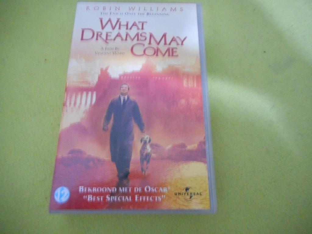 WHAT DREAMS MAY COME Mooie Speelfilm met R.Williams Op VIDEO, Cd's en Dvd's, Vanaf 6 jaar, Verzenden, Zo goed als nieuw, Overige genres