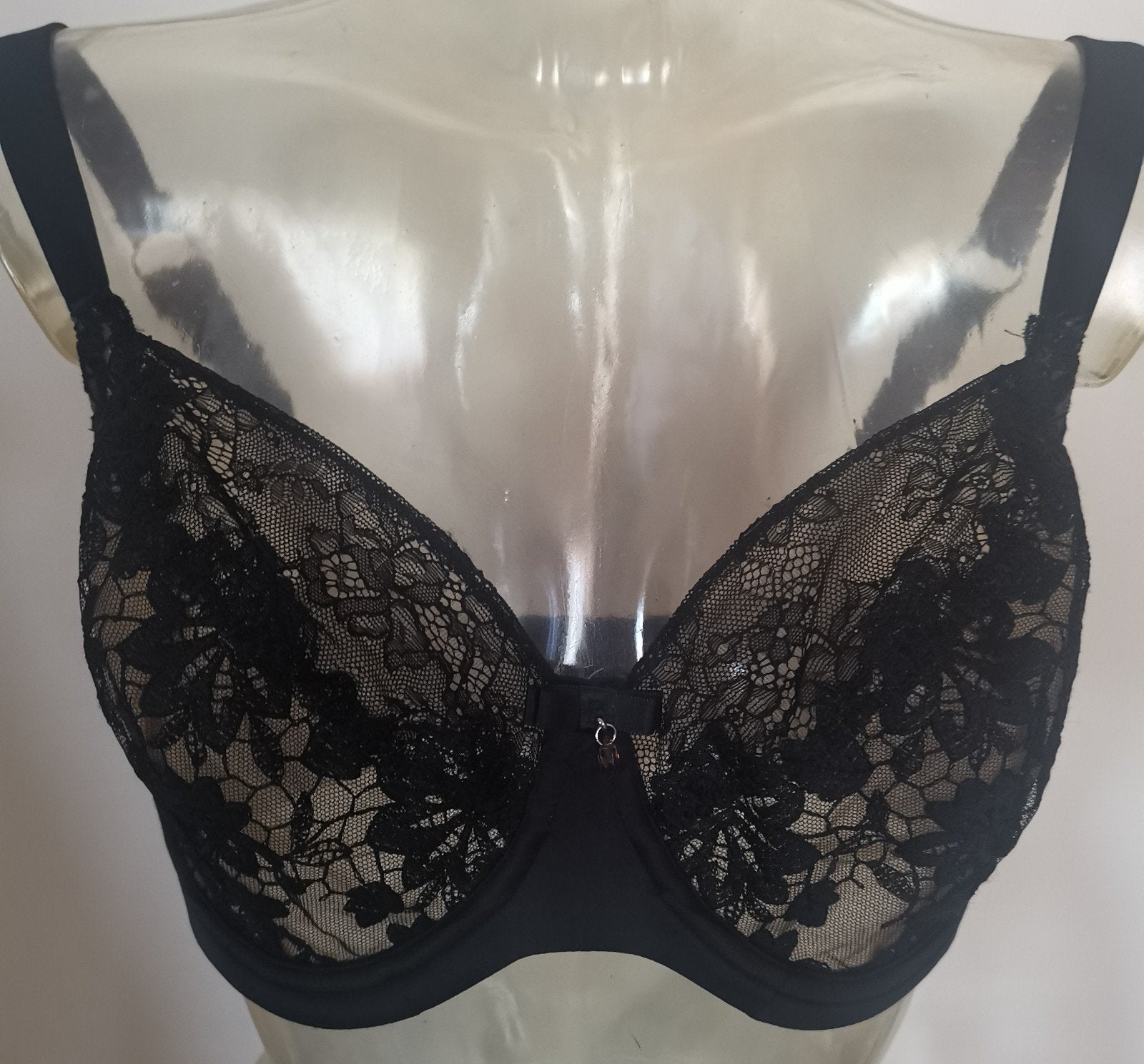 NOIR NIEUW Beugel BH maat 80F, Noir hunkemoller, Verzenden, Zwart, BH