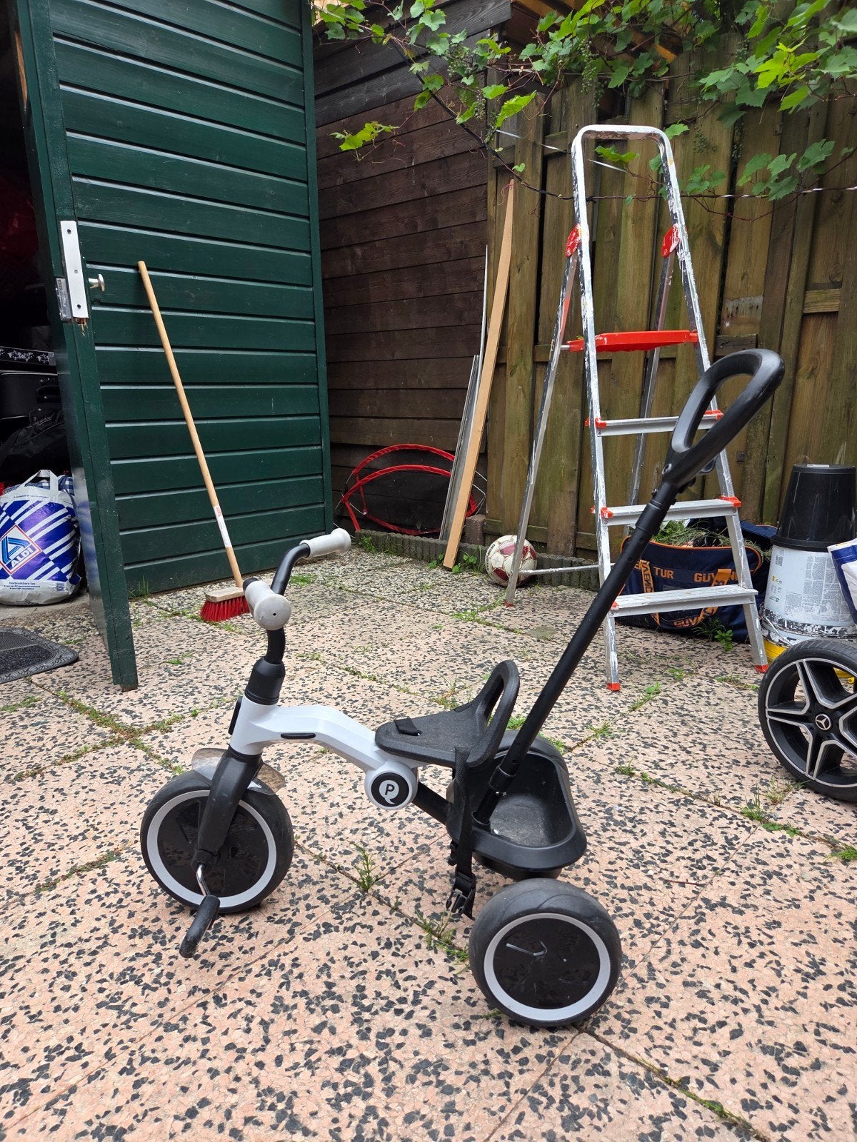 3 wielen fiets, Ophalen