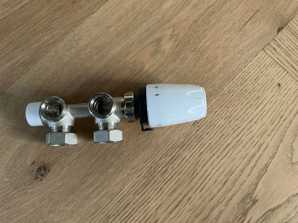 Heimeier Thermostatkraan compleet met blok, Ophalen of Verzenden, Nieuw